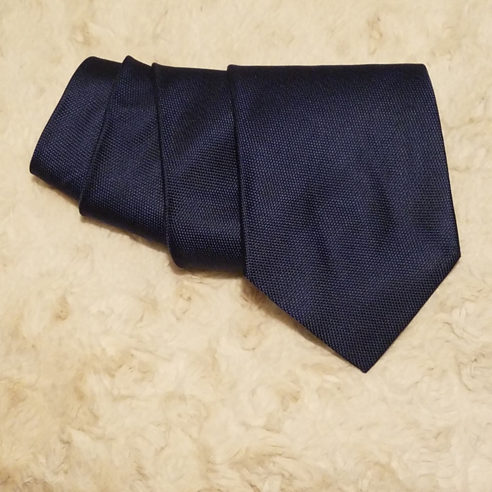 Merona 100% Silk Navy Tie